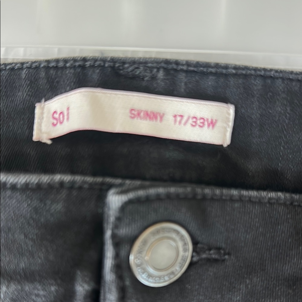Kohl's Black Skinny Jeans Classic Denim